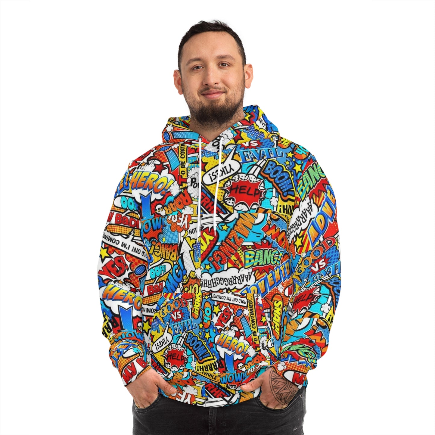 Comic Collage Hoodie
