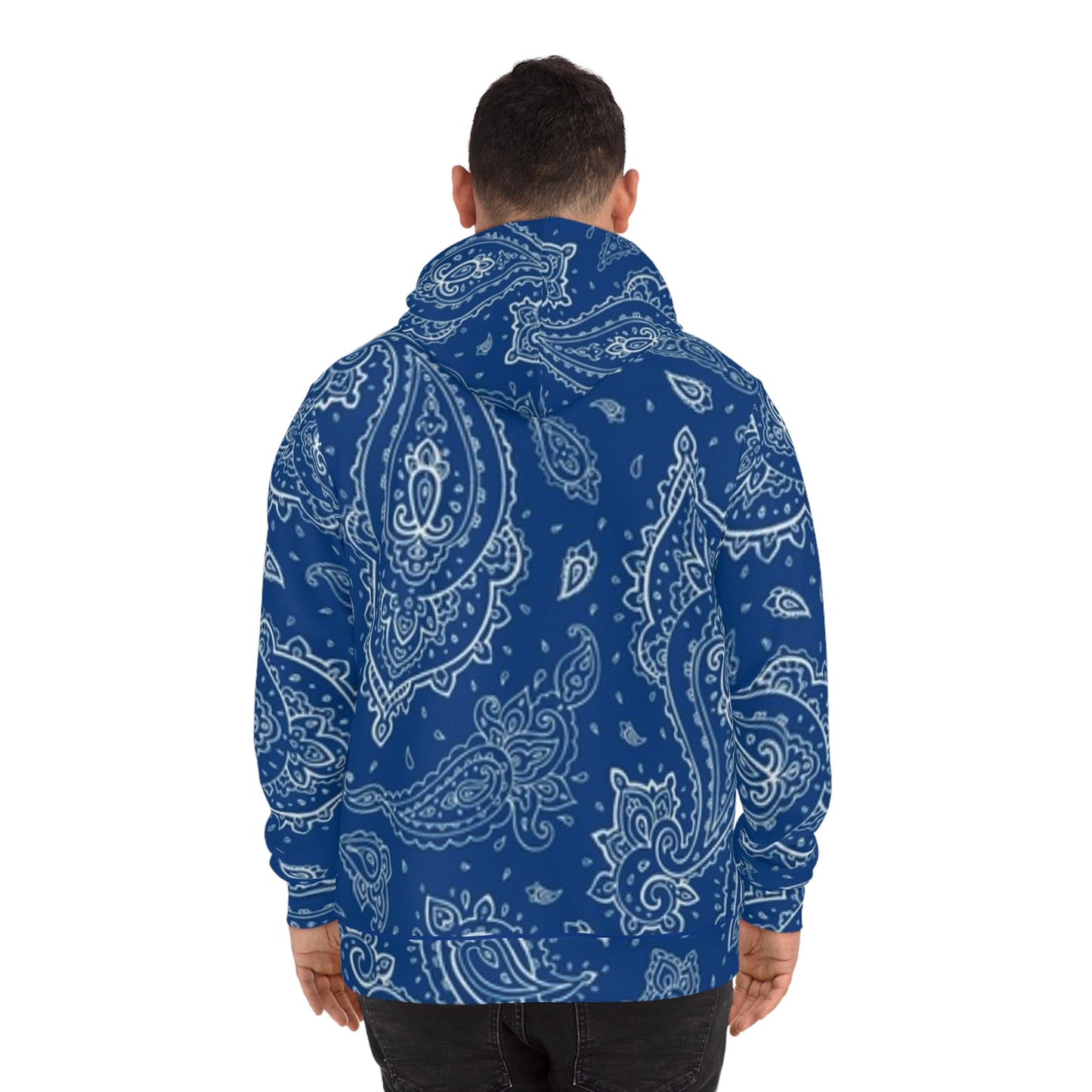 Blue Bandana Hoodie