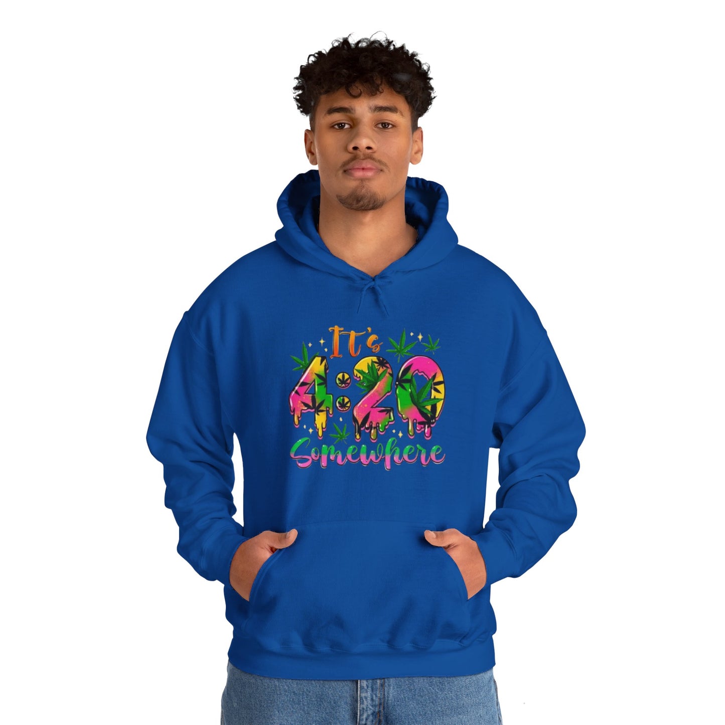 Weed 4:20 Heavy Blend™ Hooded Sweatshirt