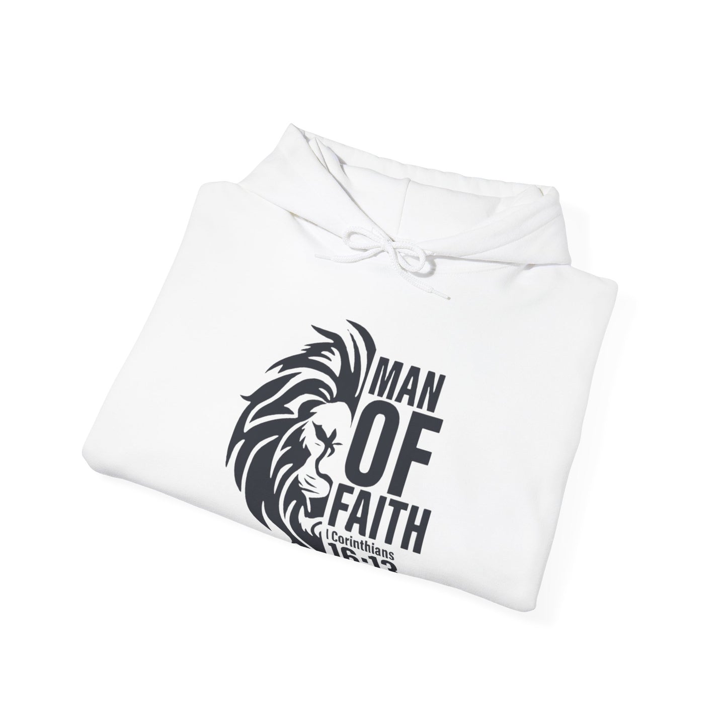 Man of Faith Heavy Blend™ Hooded Sweatshirt