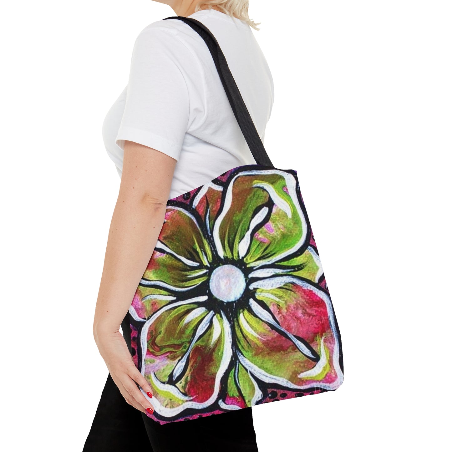 Large Flower Tote Bag
