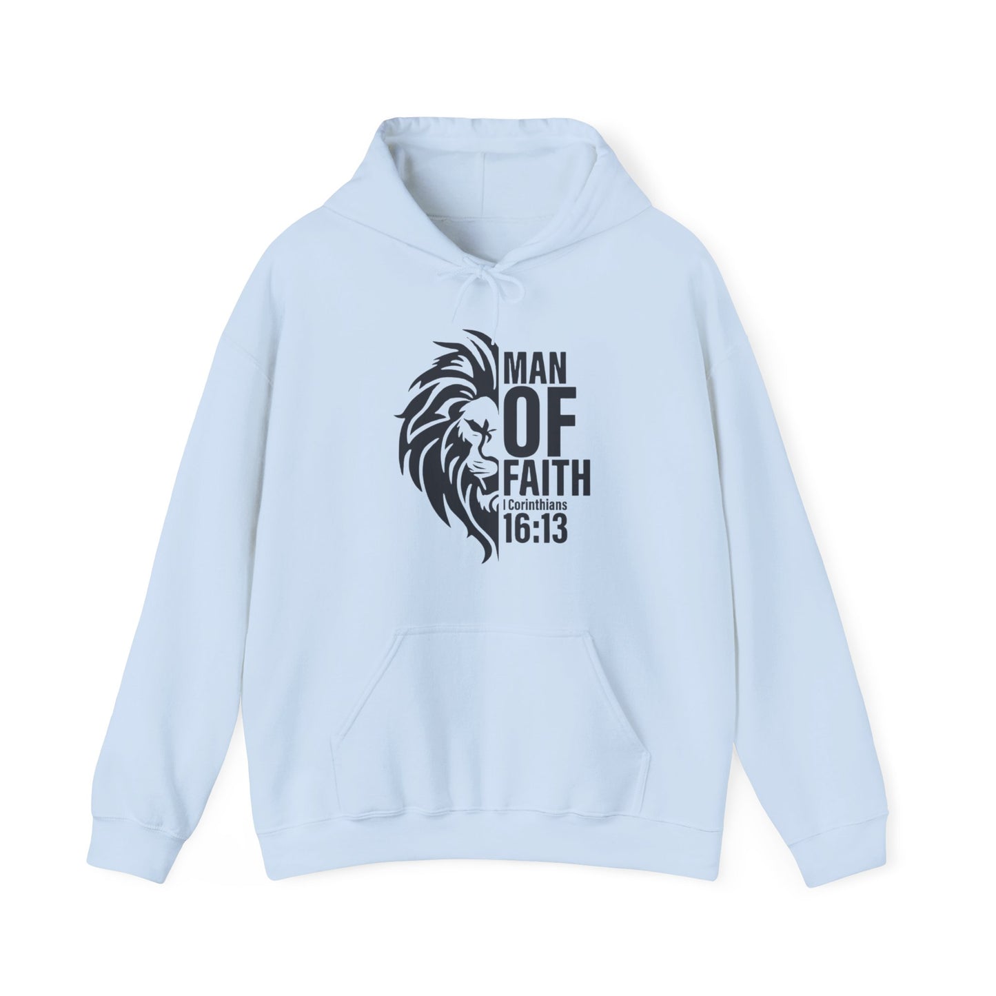Man of Faith Heavy Blend™ Hooded Sweatshirt
