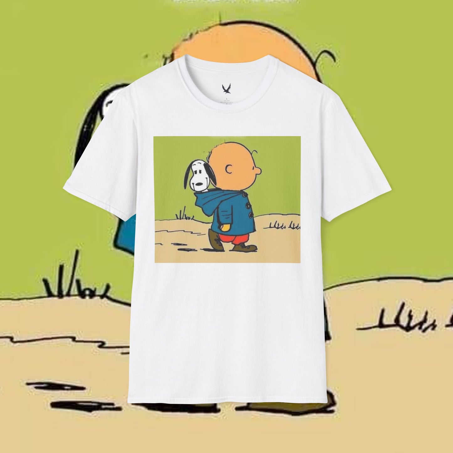 Vintage Cartoon Dog Unisex Softstyle T-Shirt - Fun & Playful Graphic Tee