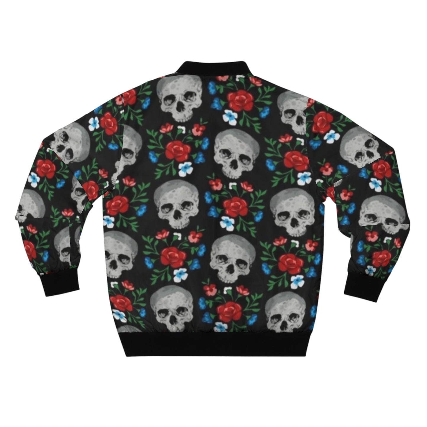 Skull & Rose Bomber Jacket