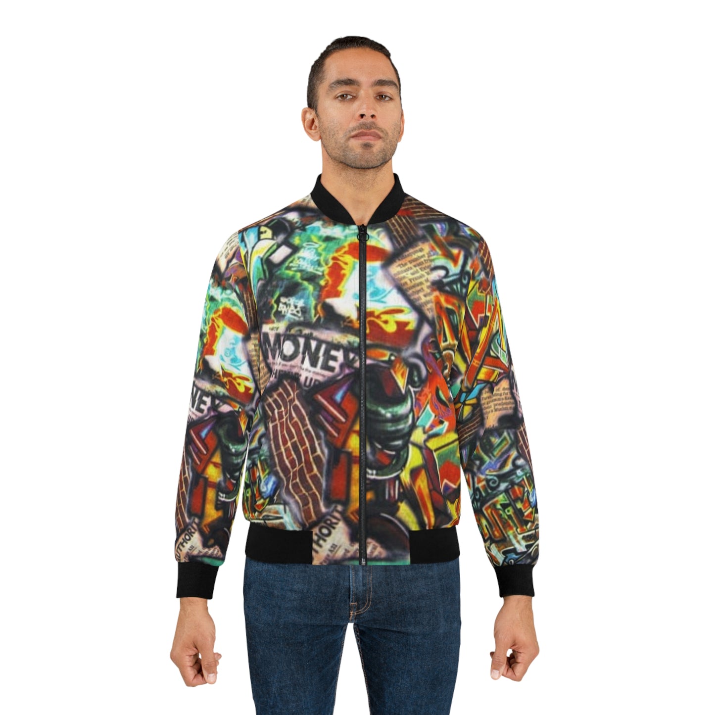 Graffiti Bomber Jacket