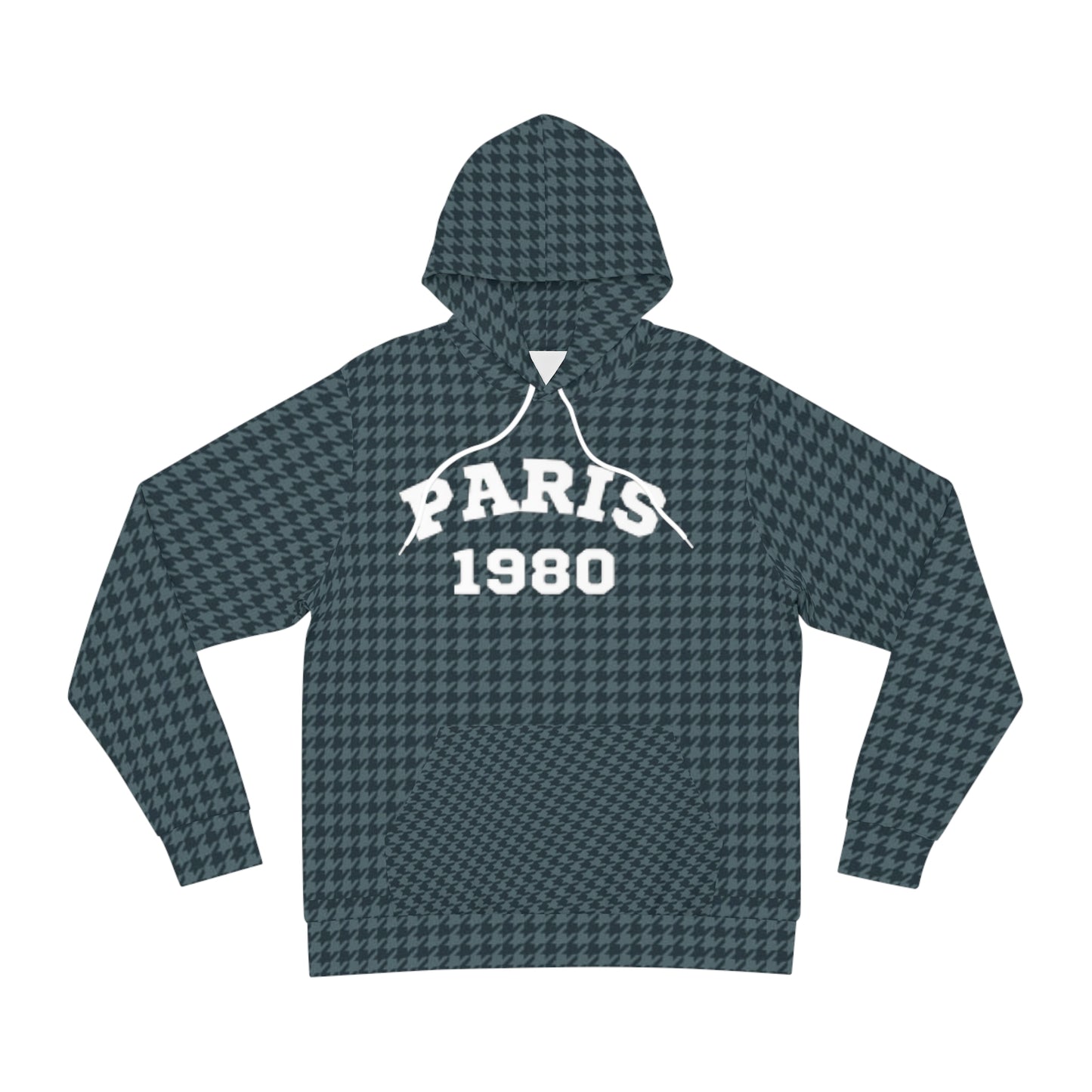 Green Houndstooth Hoodie