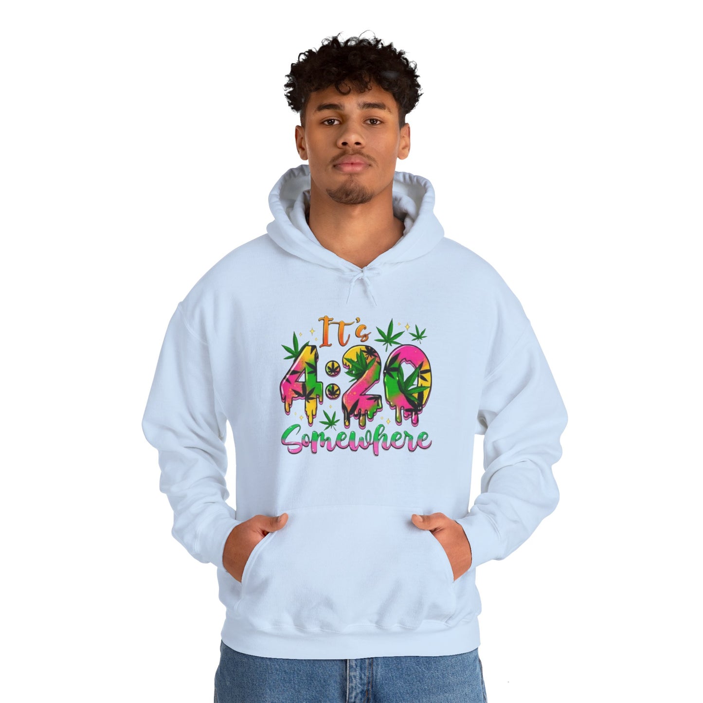 Weed 4:20 Heavy Blend™ Hooded Sweatshirt