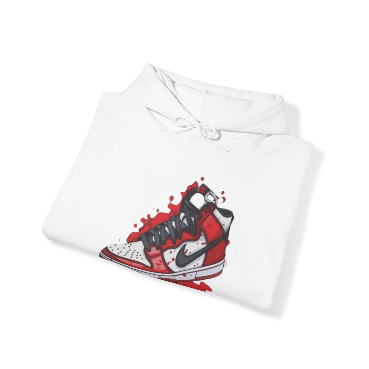 Shoe Prints Heavy Blend™ Hooded Sweatshirt