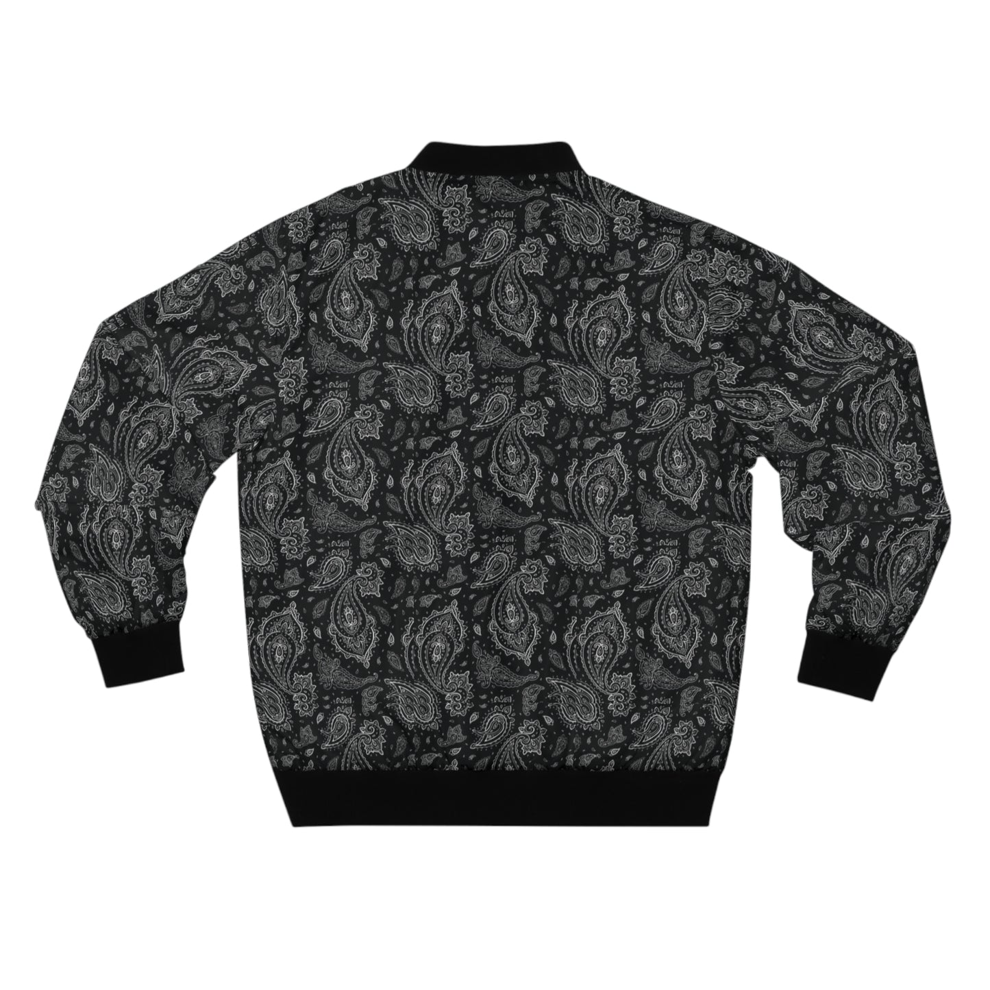 Black Bandana Men's Bomber Jacket