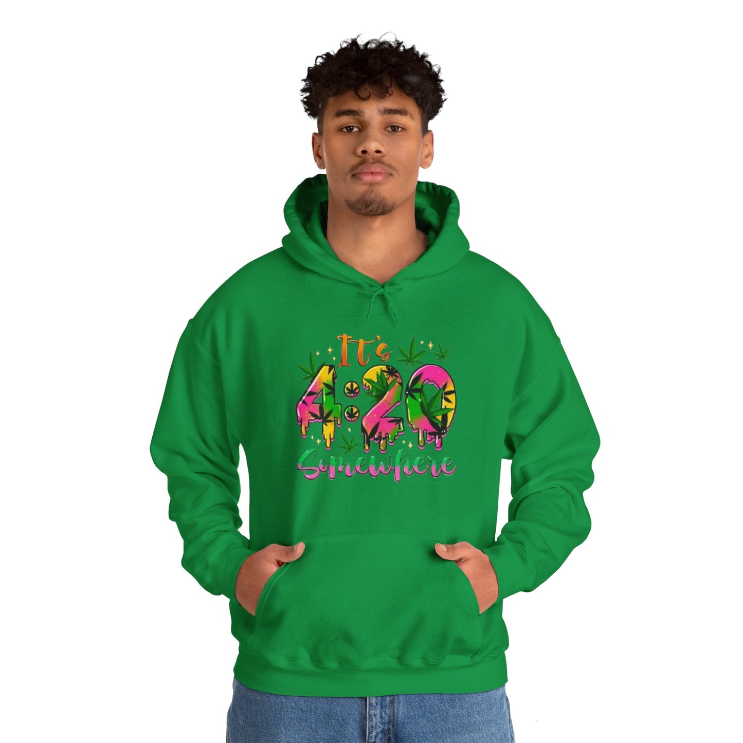 Weed 4:20 Heavy Blend™ Hooded Sweatshirt