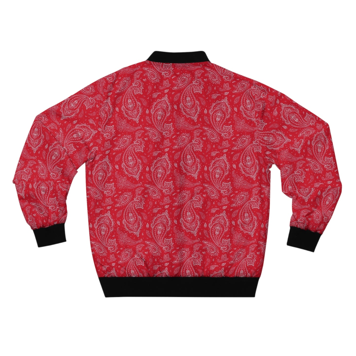 RED Bandana Men's Bomber Jacket