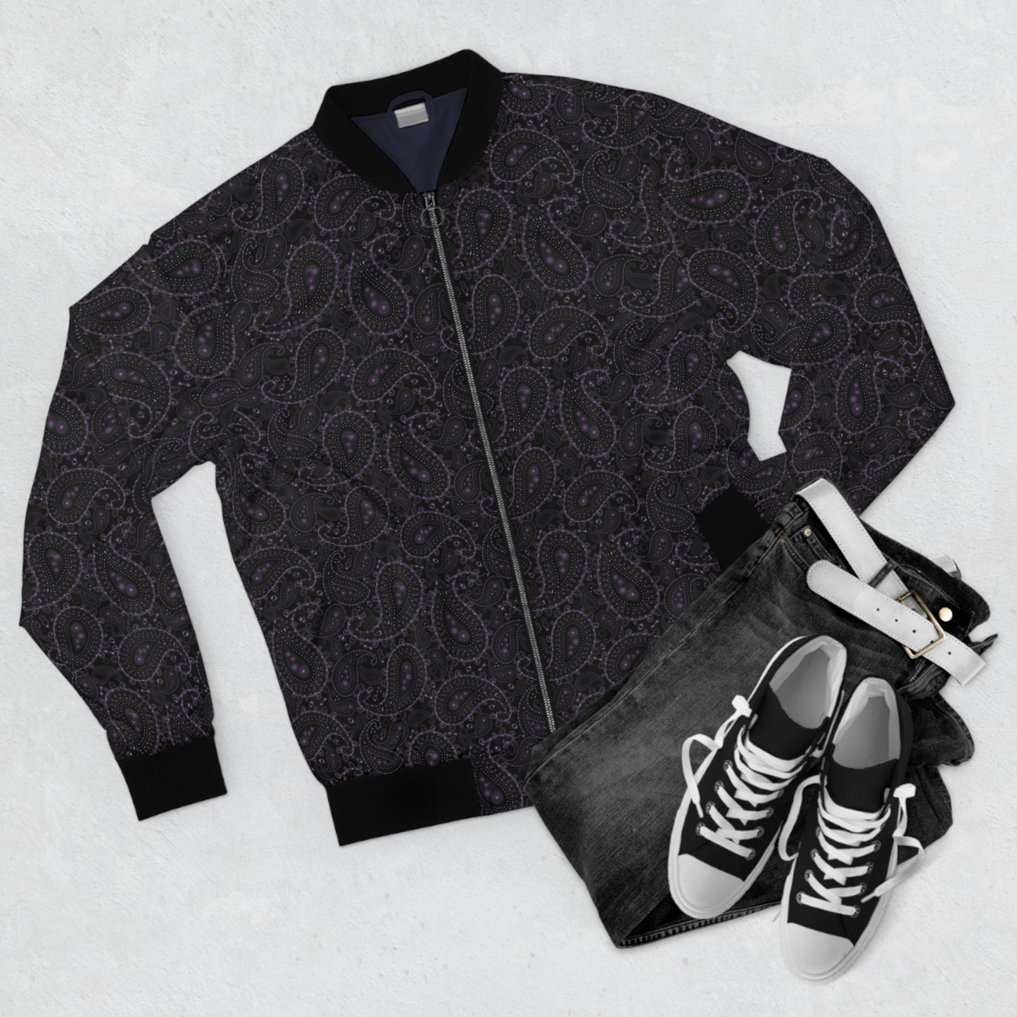 Black knight Bandana Men's Bomber Jacket