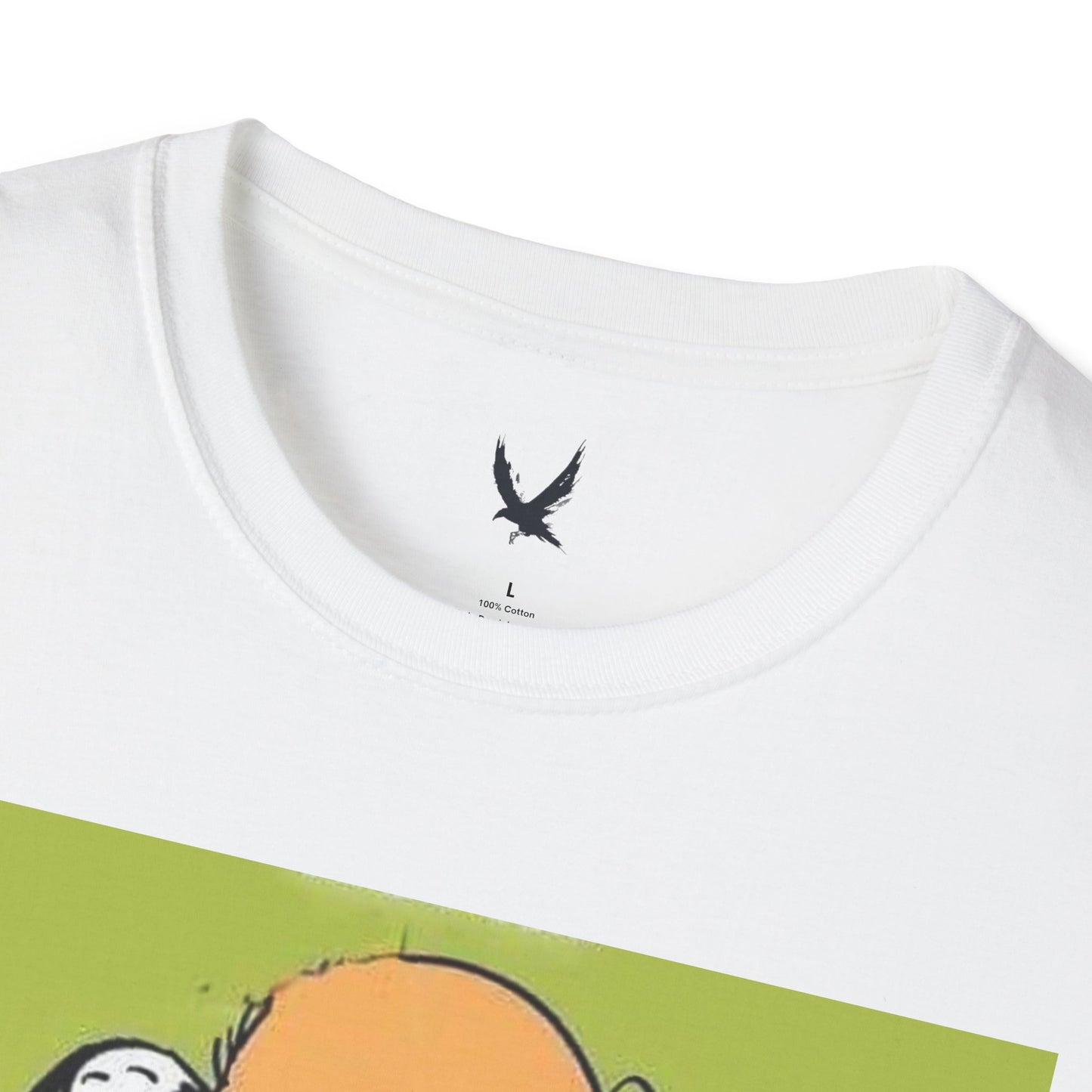 Vintage Cartoon Dog Unisex Softstyle T-Shirt - Fun & Playful Graphic Tee