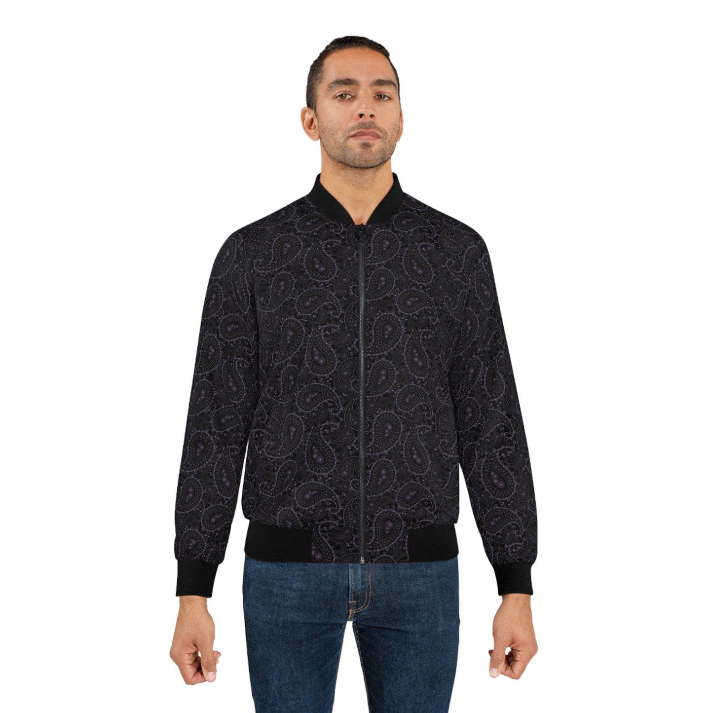 Black knight Bandana Men's Bomber Jacket