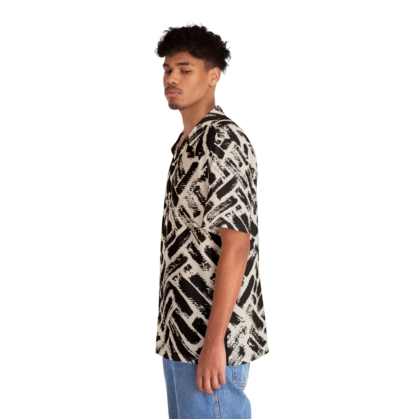Mens Casual Print Shirt
