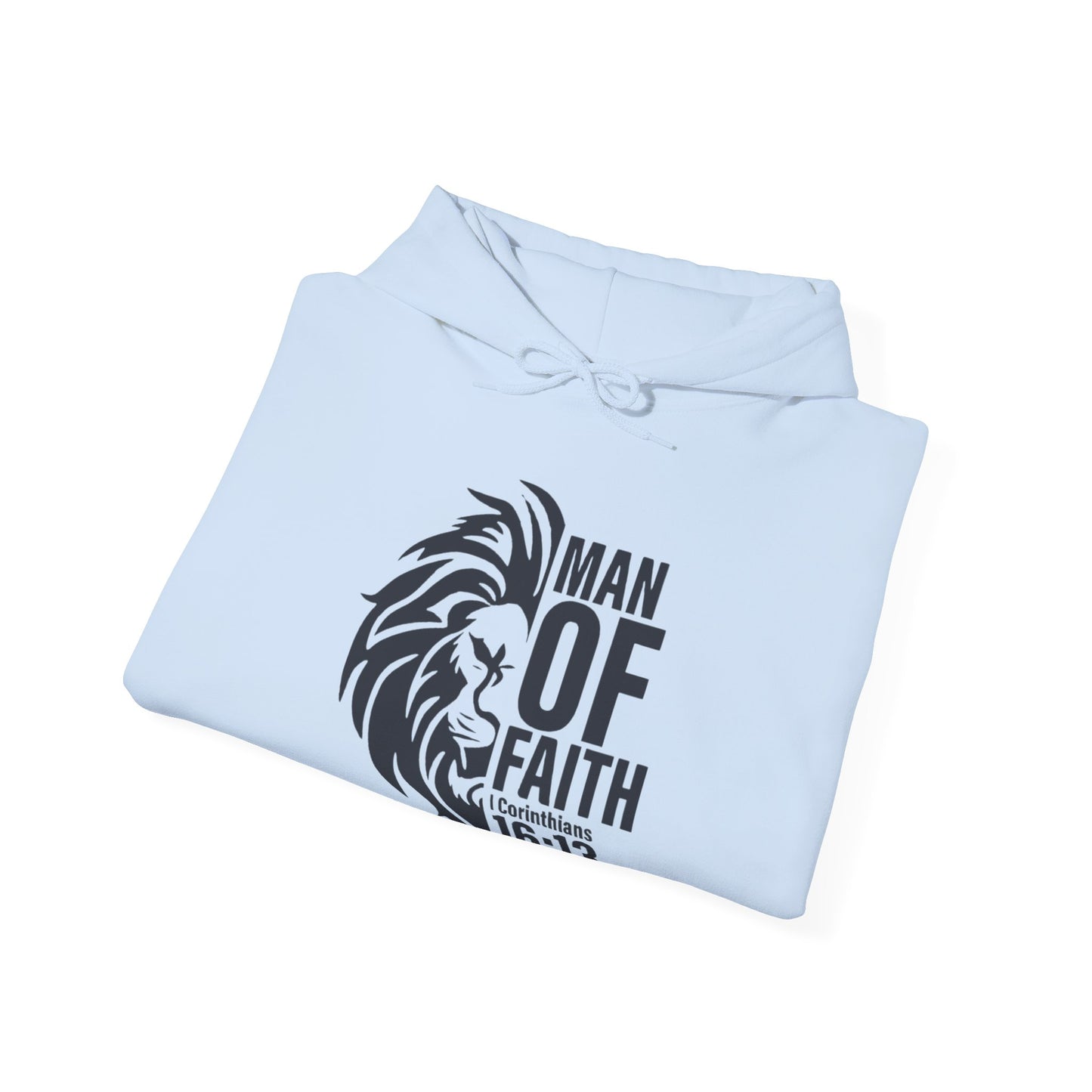 Man of Faith Heavy Blend™ Hooded Sweatshirt