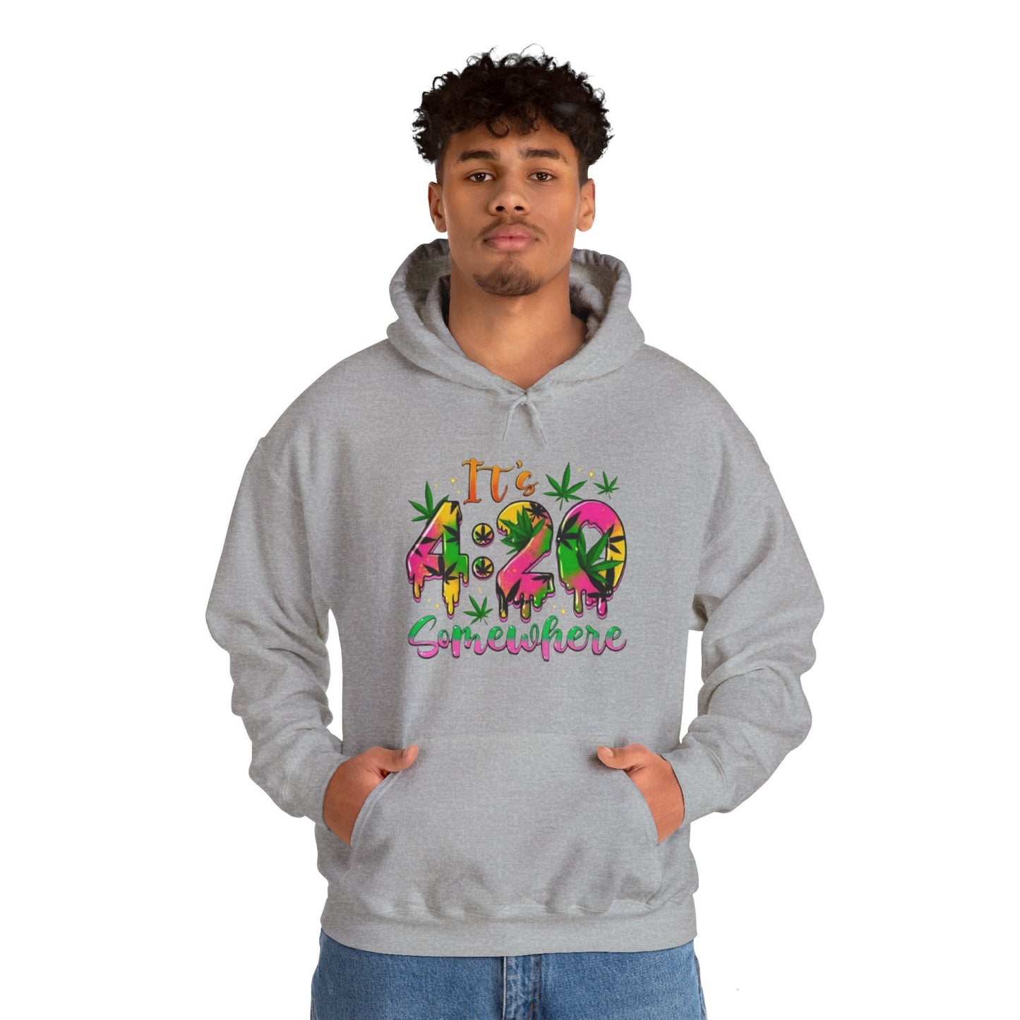 Weed 4:20 Heavy Blend™ Hooded Sweatshirt