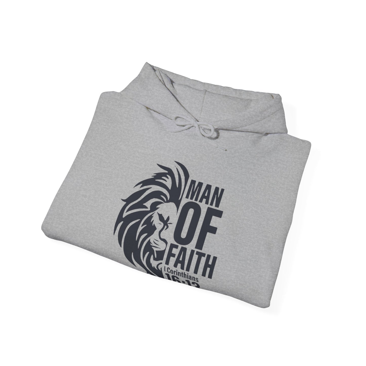 Man of Faith Heavy Blend™ Hooded Sweatshirt