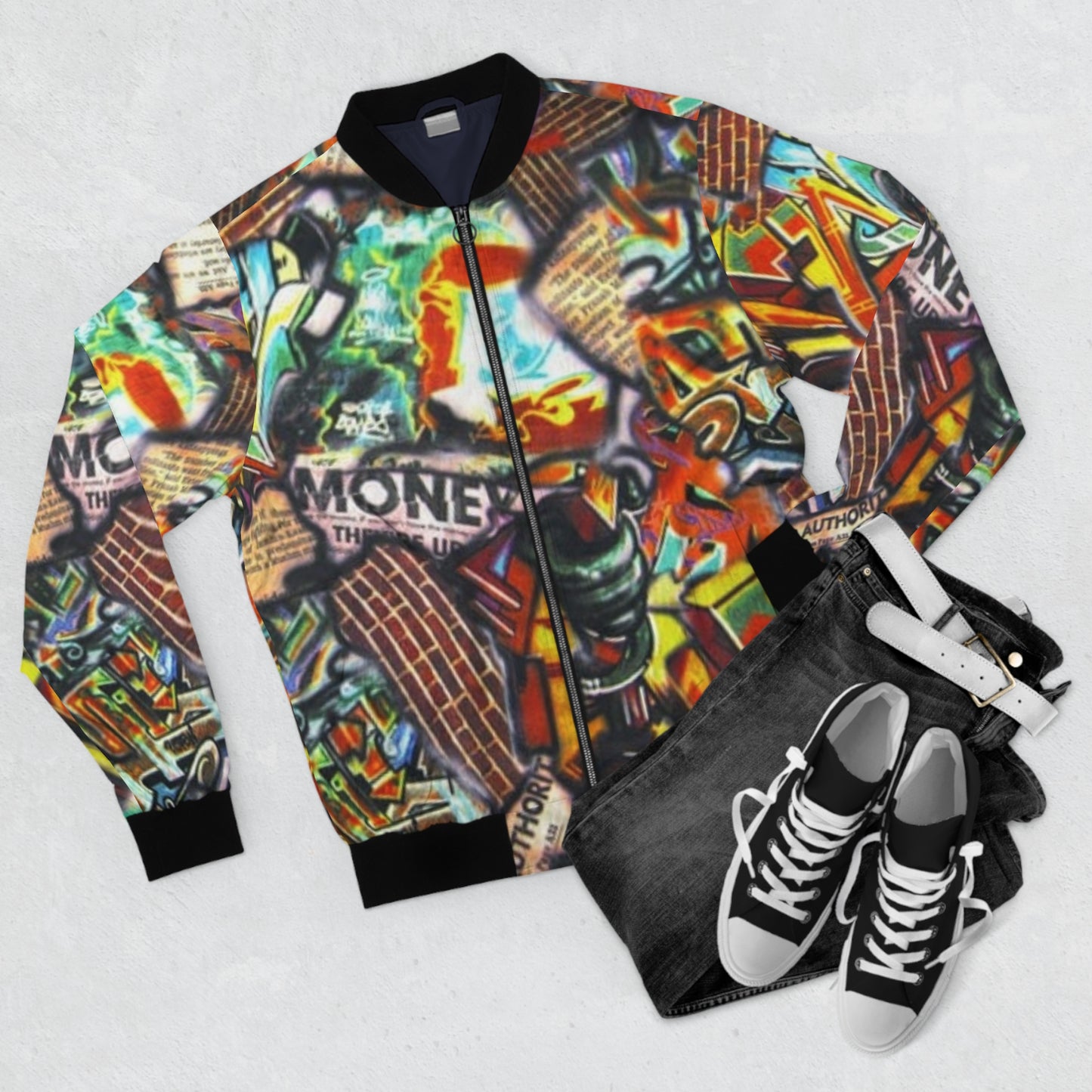 Graffiti Bomber Jacket