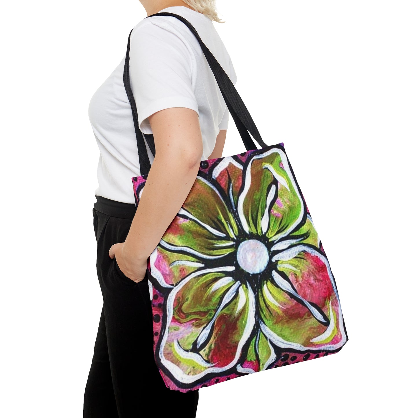 Large Flower Tote Bag