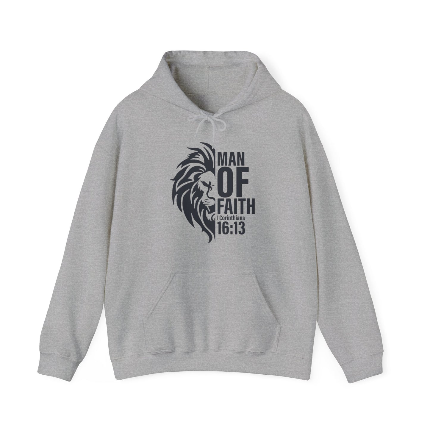 Man of Faith Heavy Blend™ Hooded Sweatshirt