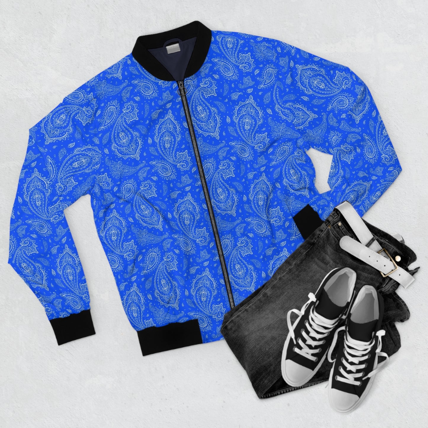 Blue Bomber Jacket