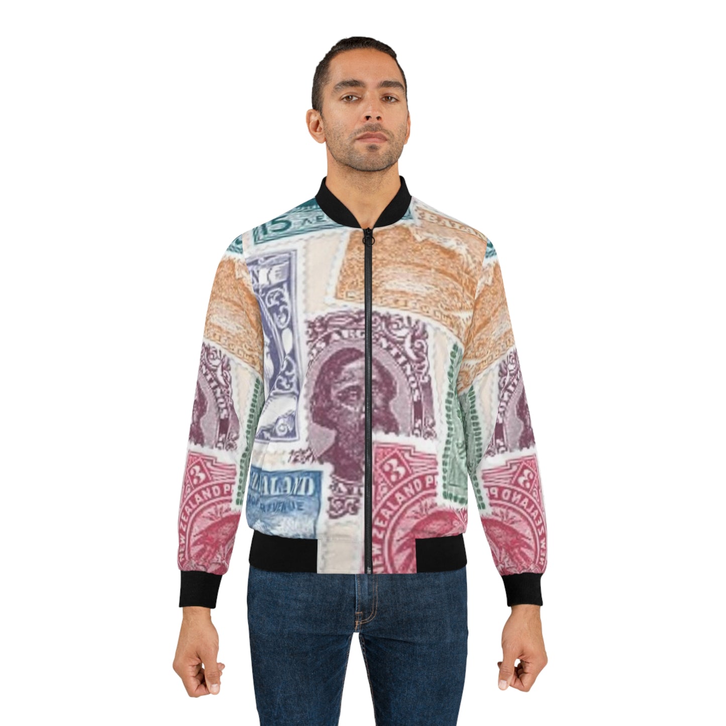 Stamp Bomber Jacket