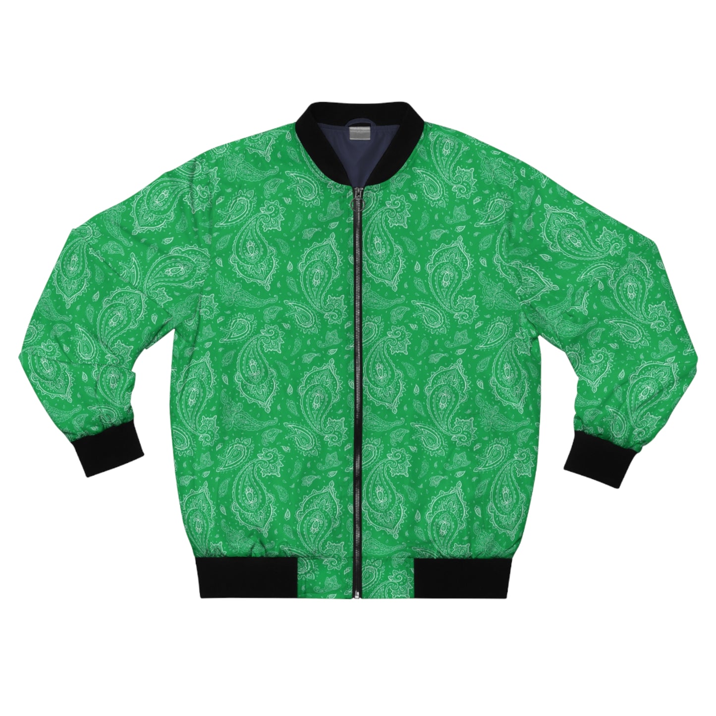 Green Bandana Bomber Jacket
