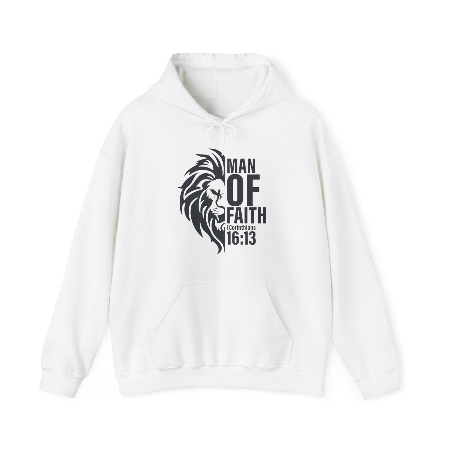 Man of Faith Heavy Blend™ Hooded Sweatshirt