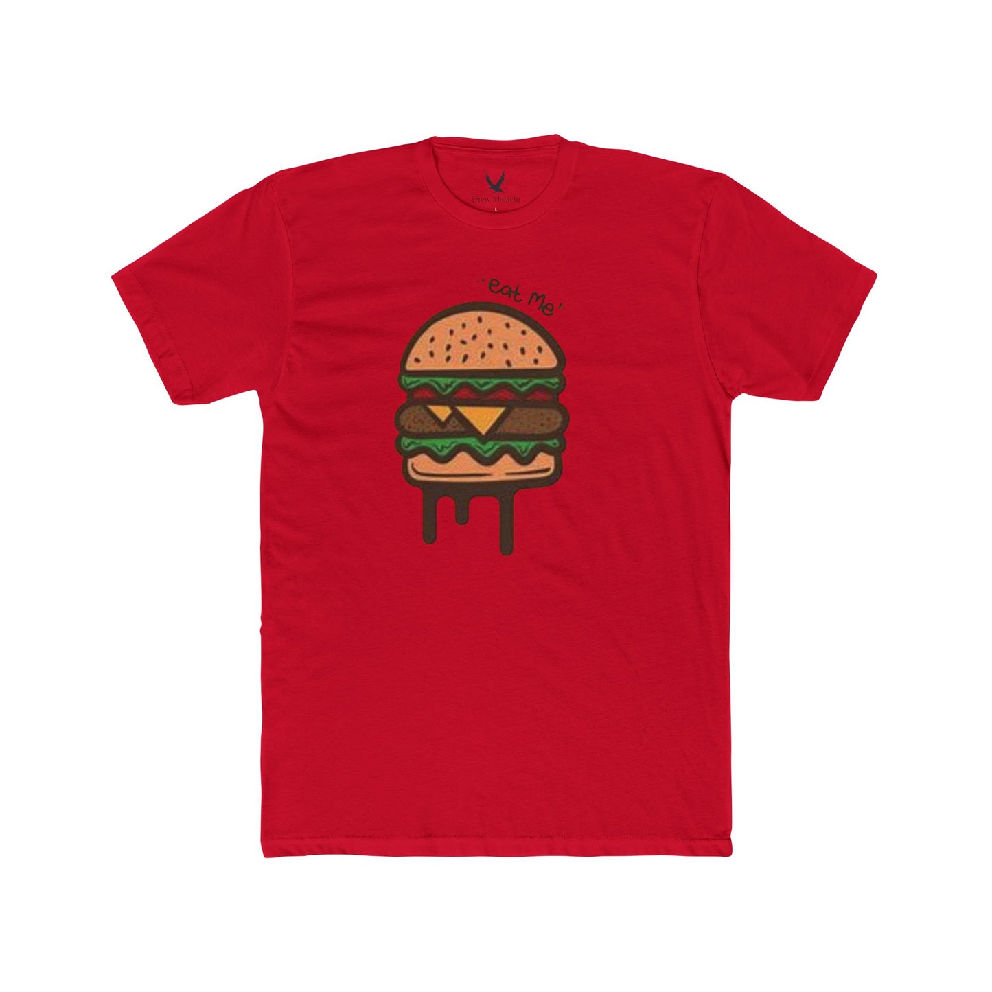 Burger Drip T‑Shirt — Cute "Eat Me" Cheeseburger Graphic Tee