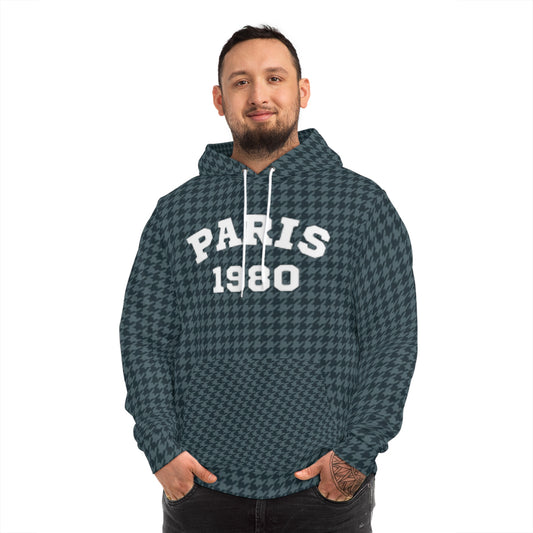 Green Houndstooth Hoodie