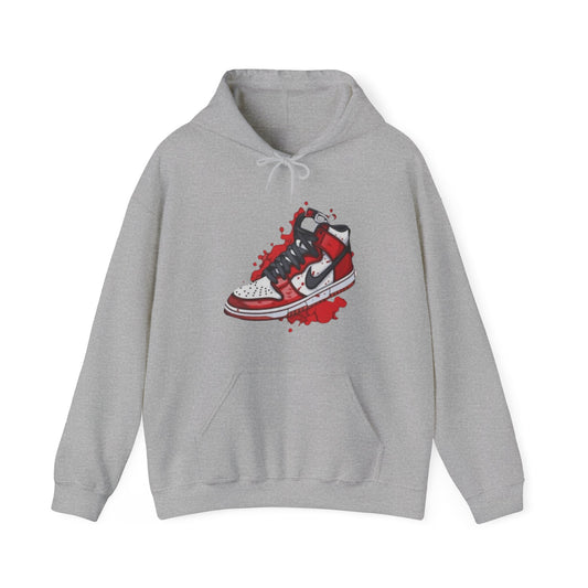 Shoe Prints Heavy Blend™ Hooded Sweatshirt