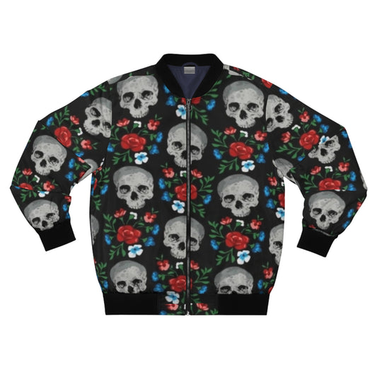 Skull & Rose Bomber Jacket